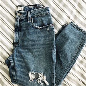 Abercrombie & Fitch Curve Love High Rise Mom Jean